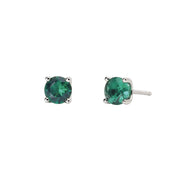 Mabina Orecchini in argento con smeraldi sintetici 563738